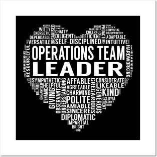 Operations Team Leader Heart Posters and Art